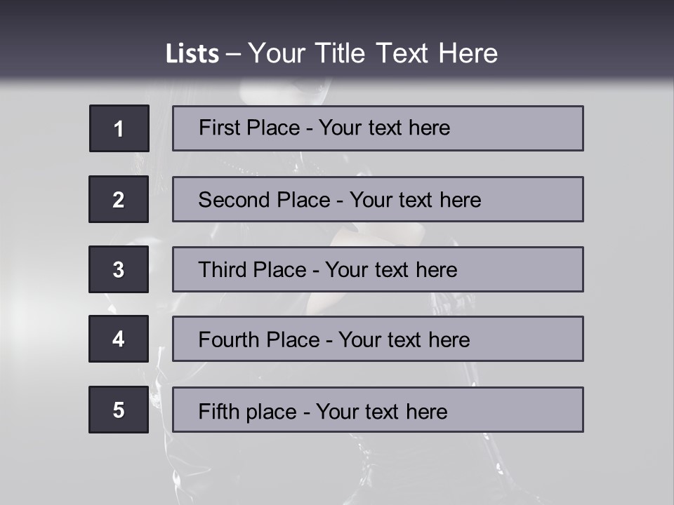 Latex Sensuality Victorian PowerPoint Template