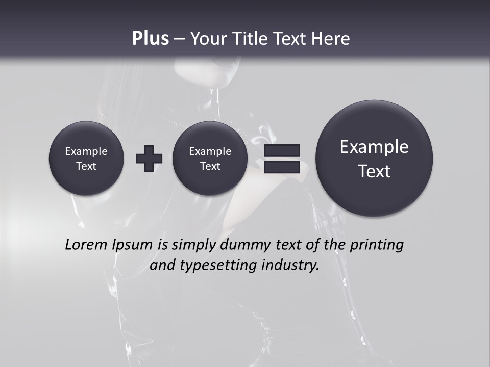 Latex Sensuality Victorian PowerPoint Template