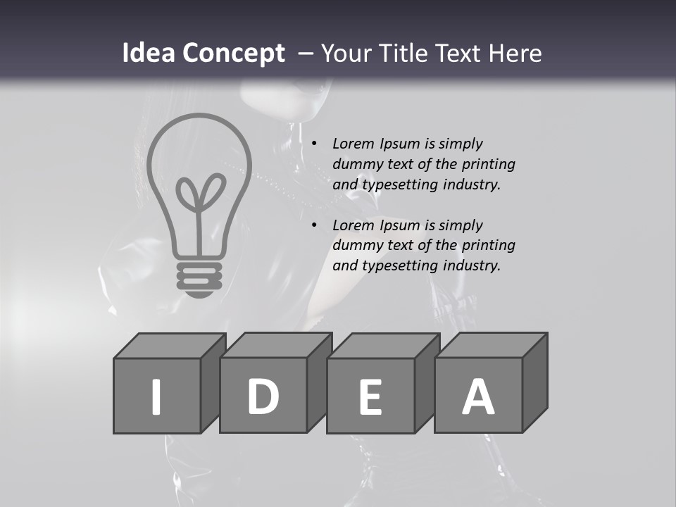 Latex Sensuality Victorian PowerPoint Template