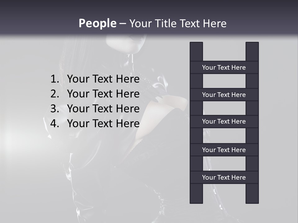 Latex Sensuality Victorian PowerPoint Template