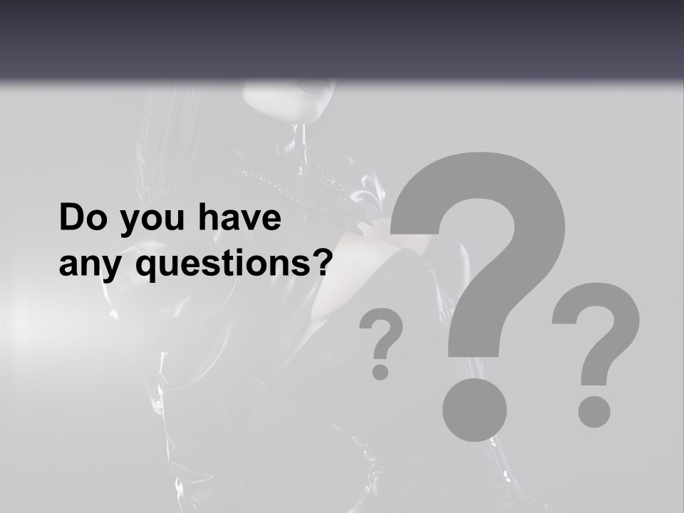 Latex Sensuality Victorian PowerPoint Template