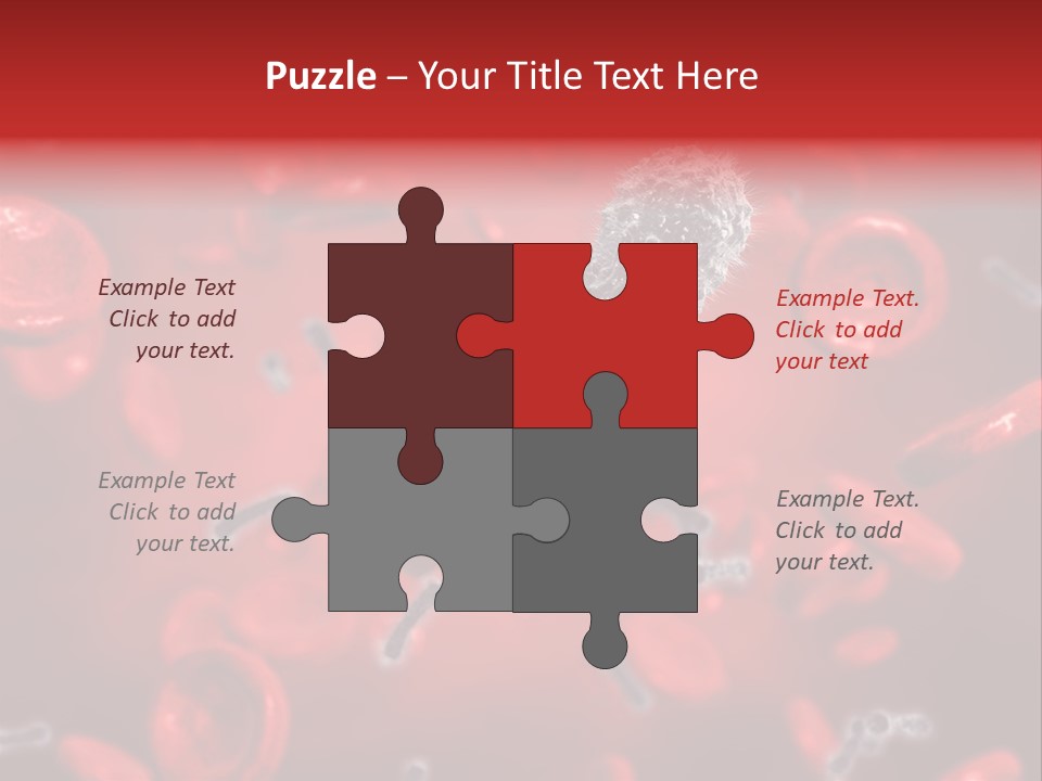 Bacterial Contagious Cell PowerPoint Template