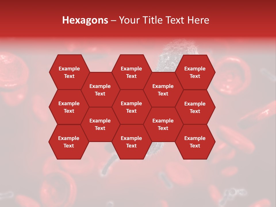 Bacterial Contagious Cell PowerPoint Template