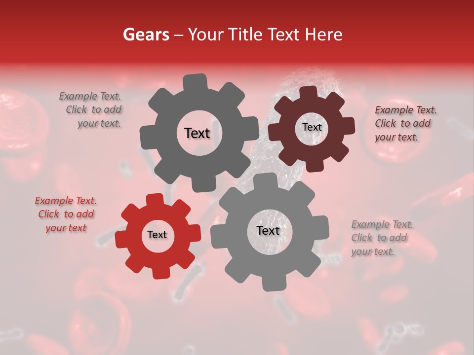 Bacterial Contagious Cell PowerPoint Template
