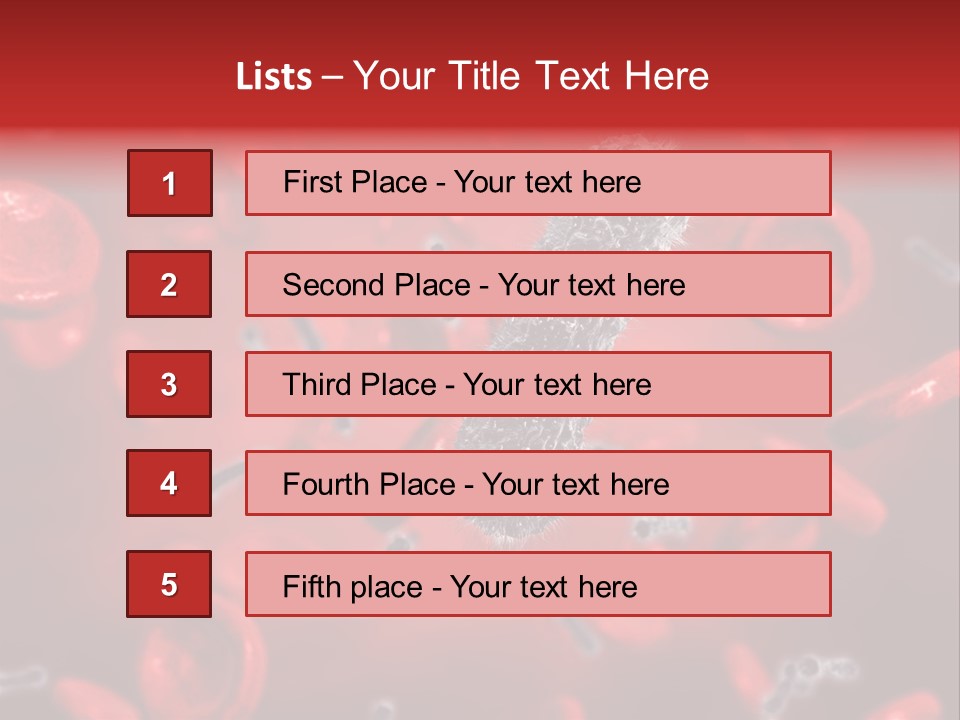 Bacterial Contagious Cell PowerPoint Template