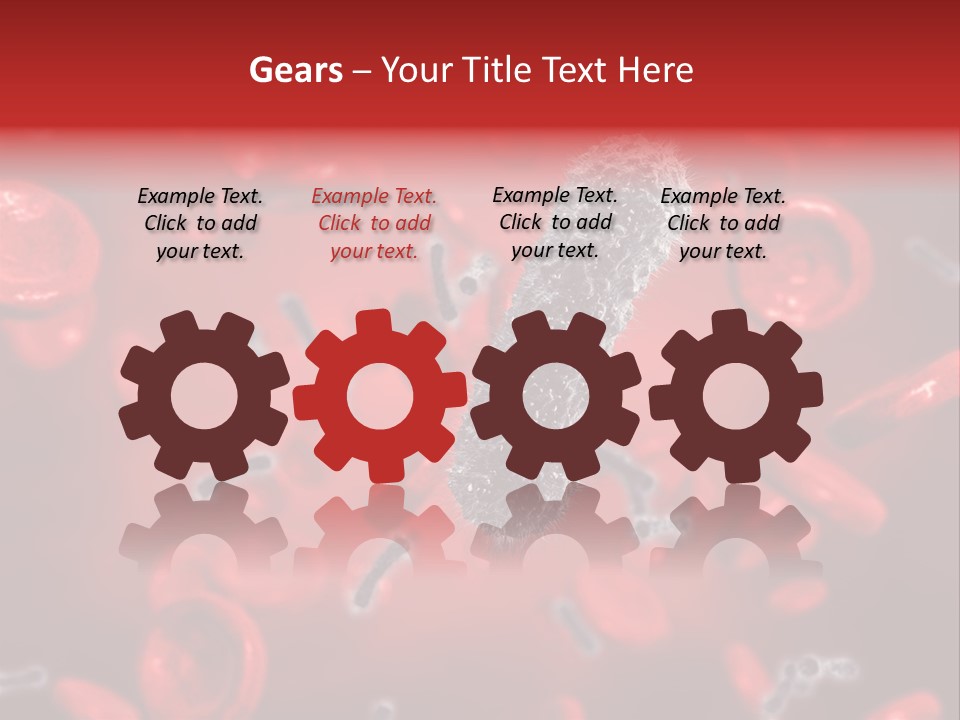 Bacterial Contagious Cell PowerPoint Template