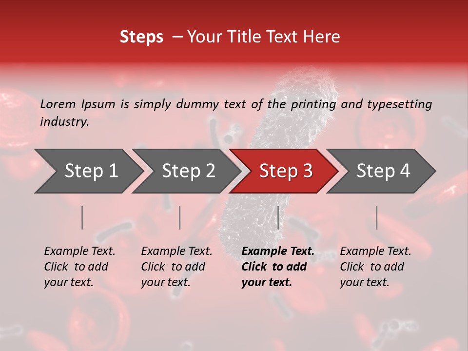 Bacterial Contagious Cell PowerPoint Template
