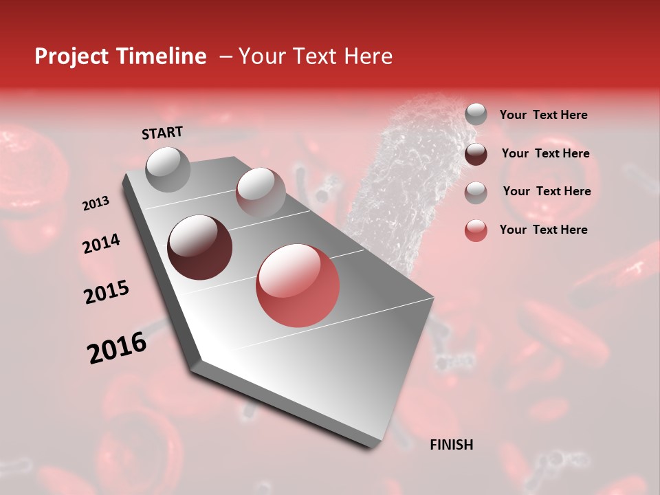 Bacterial Contagious Cell PowerPoint Template