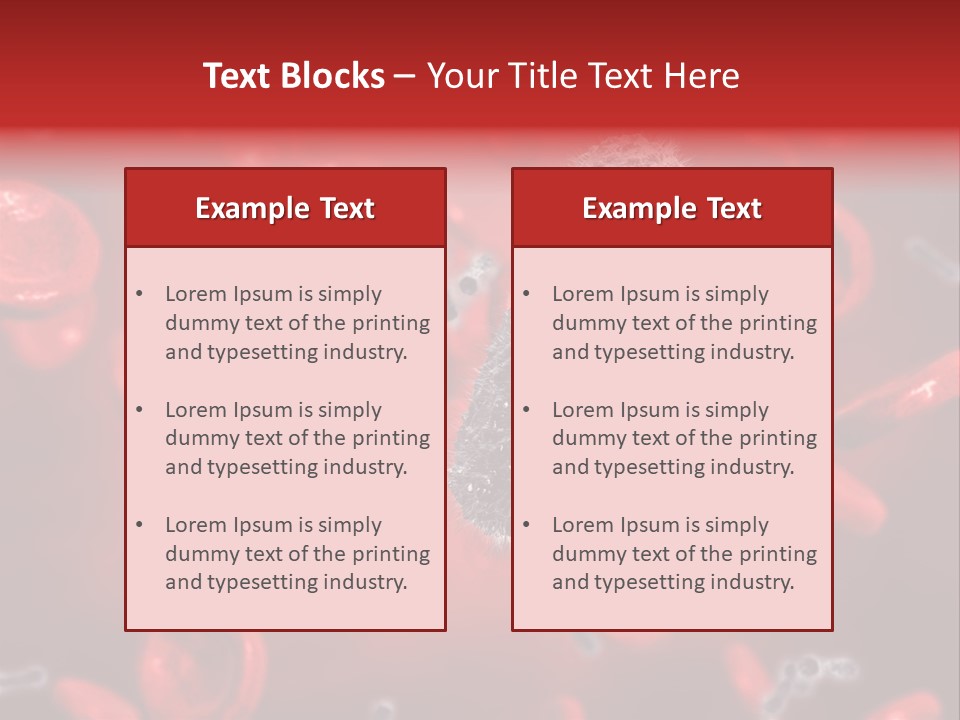 Bacterial Contagious Cell PowerPoint Template