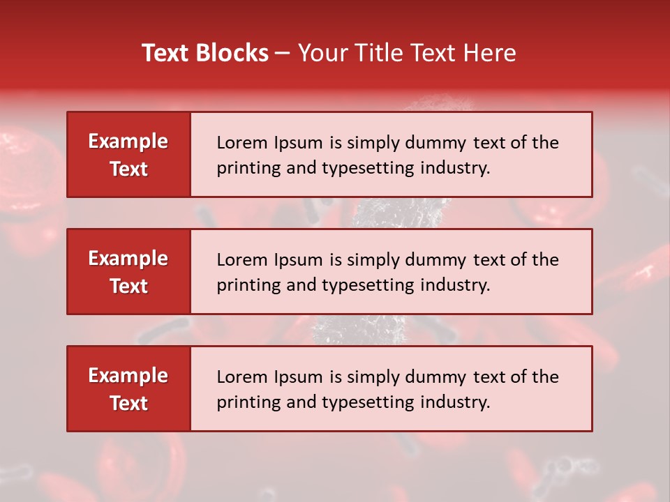 Bacterial Contagious Cell PowerPoint Template