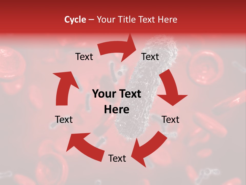 Bacterial Contagious Cell PowerPoint Template