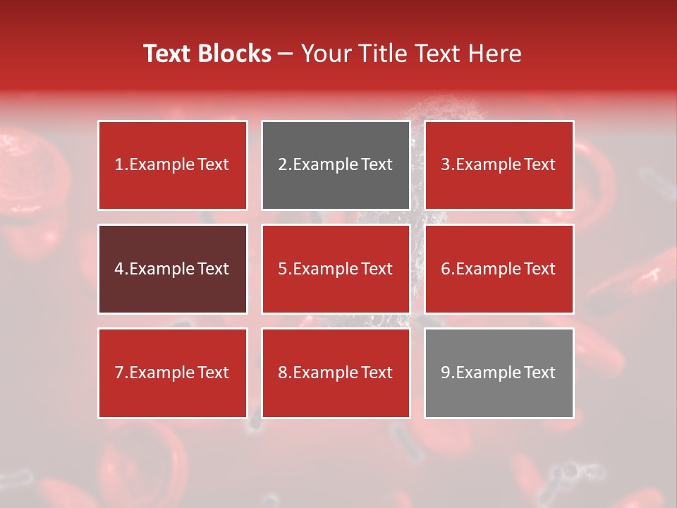 Bacterial Contagious Cell PowerPoint Template