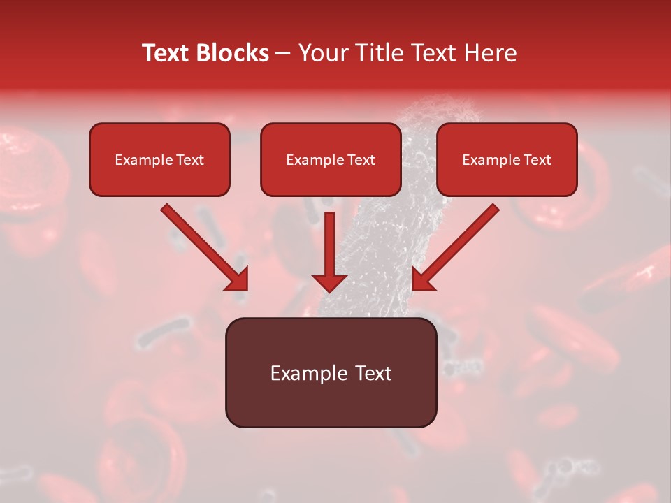 Bacterial Contagious Cell PowerPoint Template