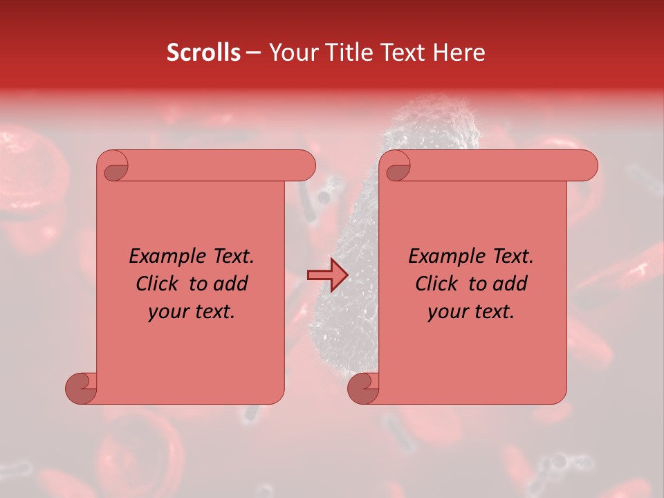 Bacterial Contagious Cell PowerPoint Template