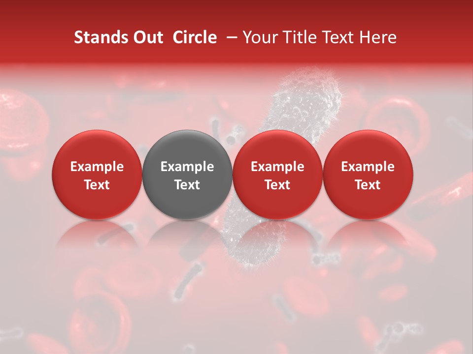 Bacterial Contagious Cell PowerPoint Template