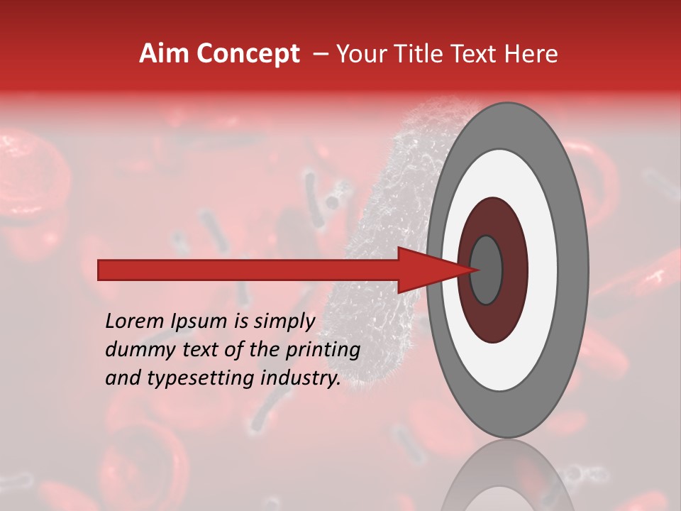 Bacterial Contagious Cell PowerPoint Template