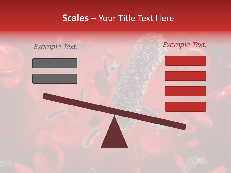Bacterial Contagious Cell PowerPoint Template