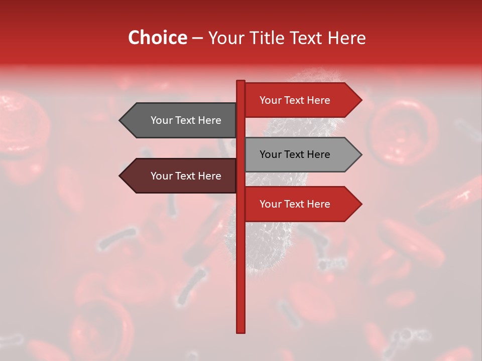 Bacterial Contagious Cell PowerPoint Template