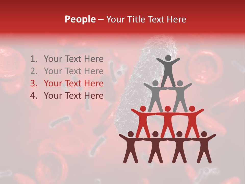Bacterial Contagious Cell PowerPoint Template