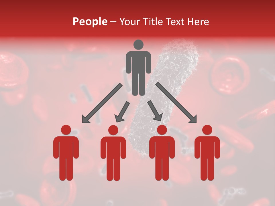 Bacterial Contagious Cell PowerPoint Template