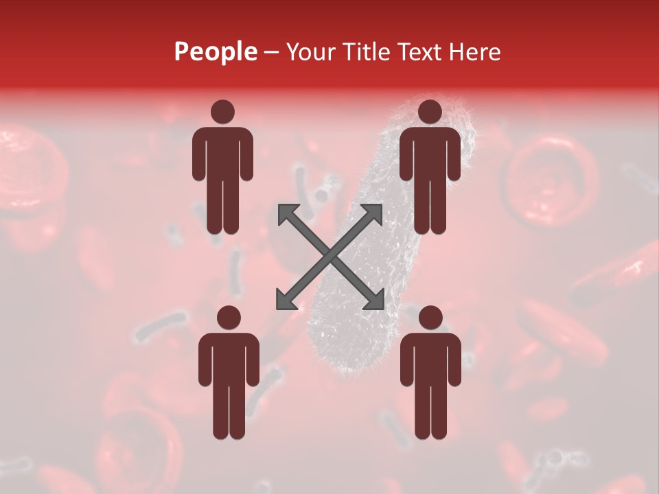 Bacterial Contagious Cell PowerPoint Template