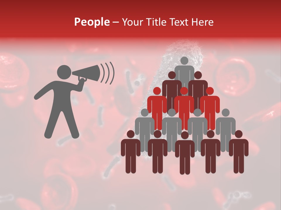 Bacterial Contagious Cell PowerPoint Template