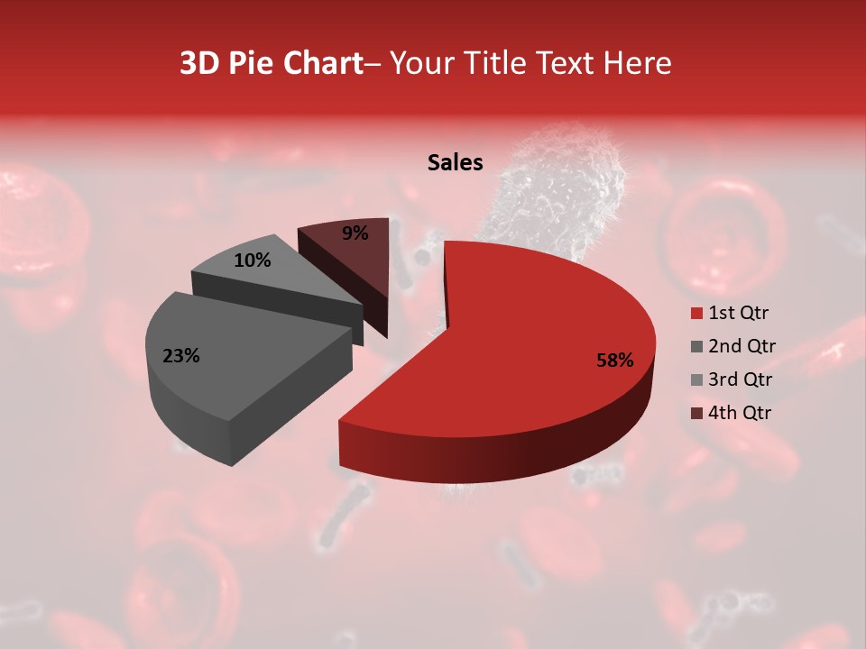 Bacterial Contagious Cell PowerPoint Template