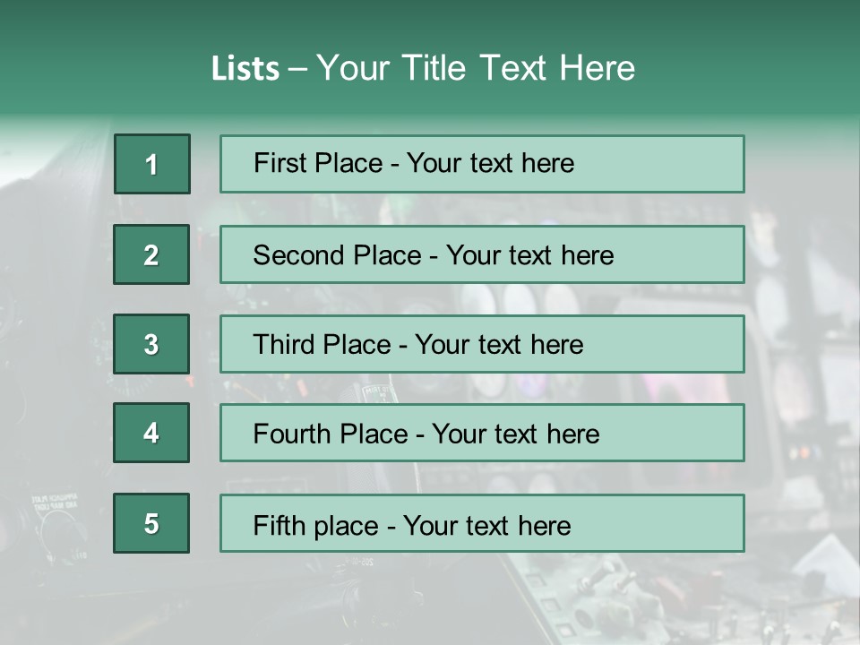 Display Instrument Chopper PowerPoint Template