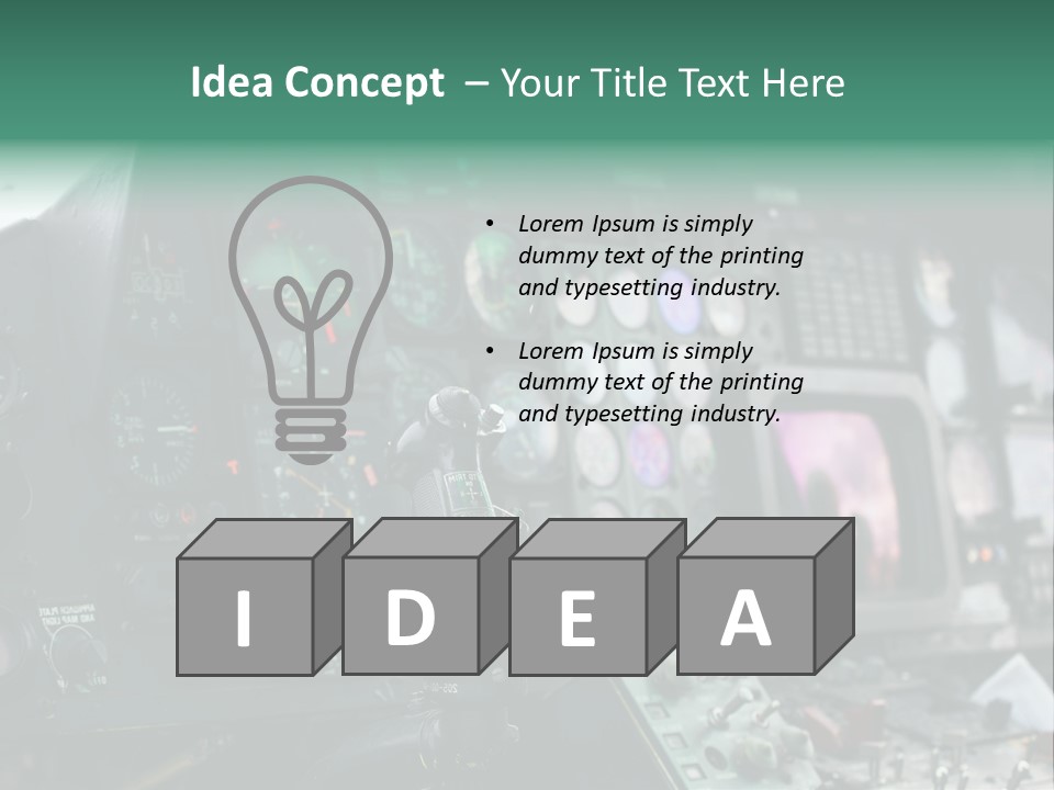 Display Instrument Chopper PowerPoint Template