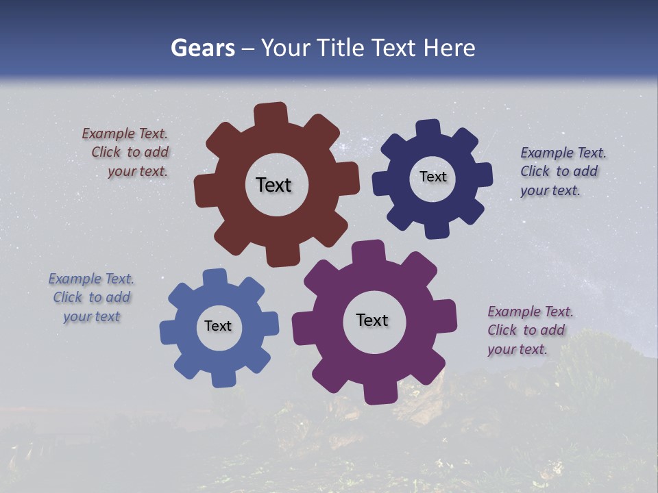 Planet Star Cosmos PowerPoint Template