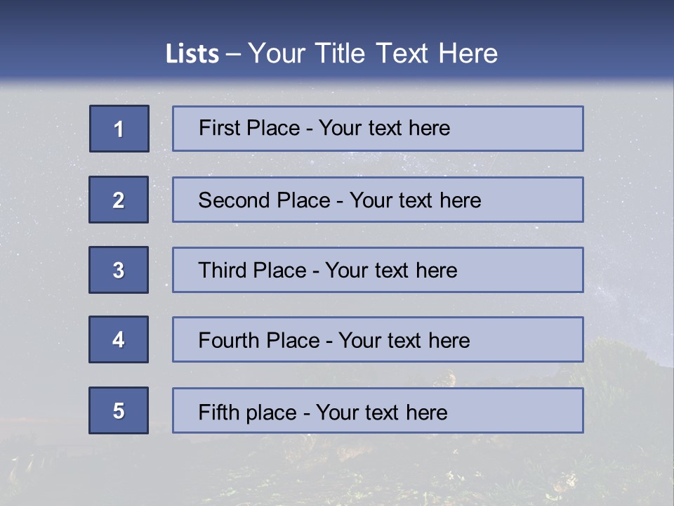 Planet Star Cosmos PowerPoint Template