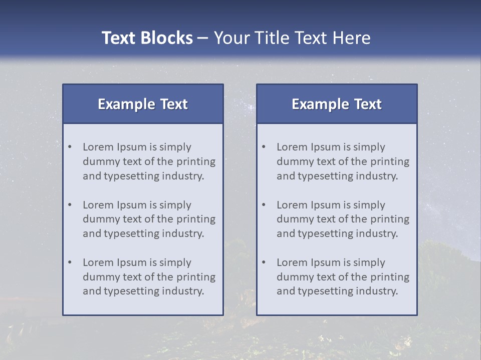 Planet Star Cosmos PowerPoint Template