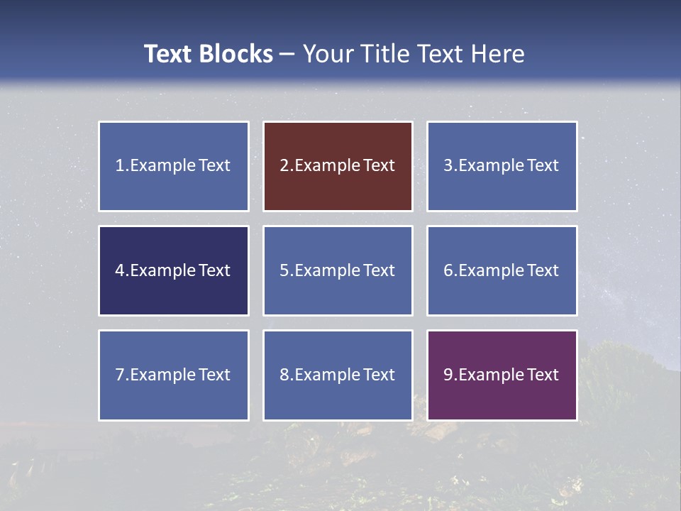 Planet Star Cosmos PowerPoint Template