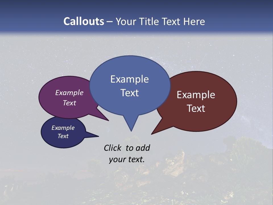 Planet Star Cosmos PowerPoint Template