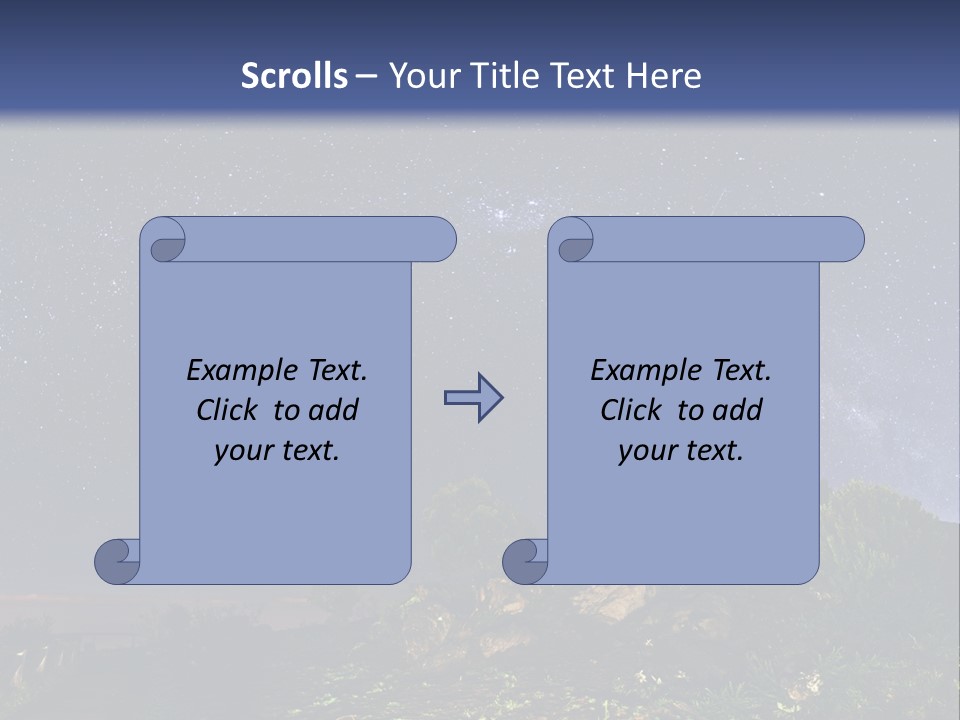 Planet Star Cosmos PowerPoint Template