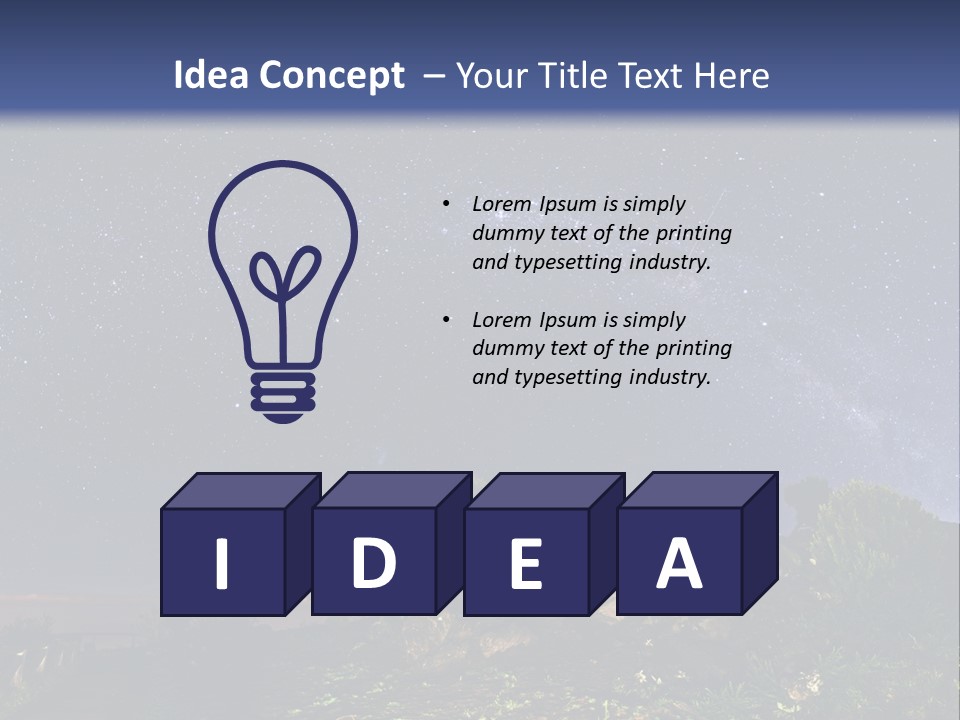 Planet Star Cosmos PowerPoint Template