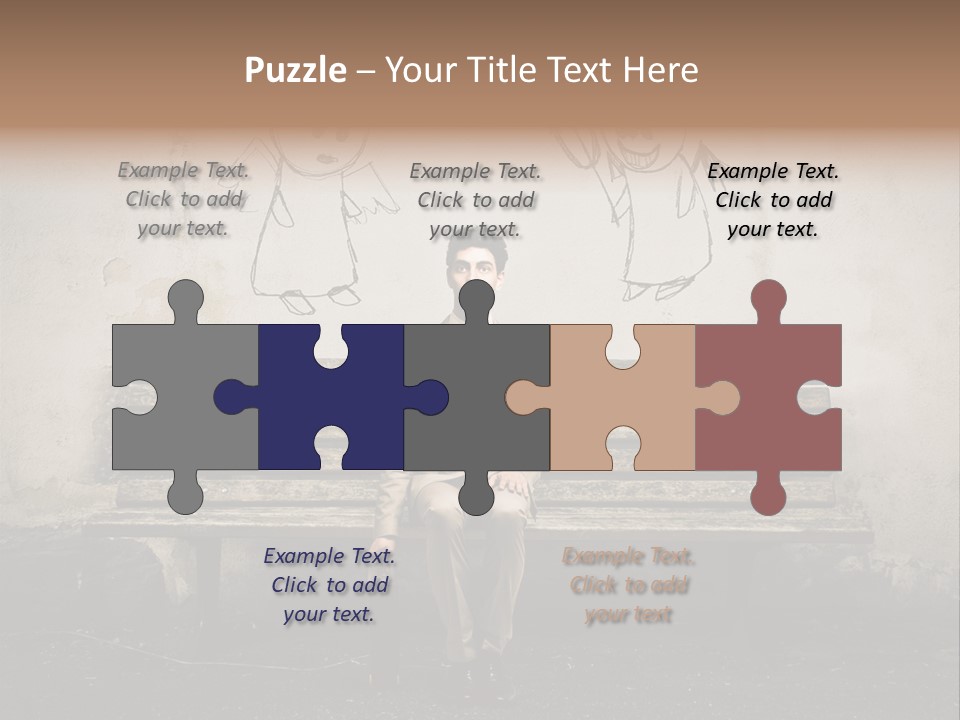 Businessman Outdoor Career PowerPoint Template