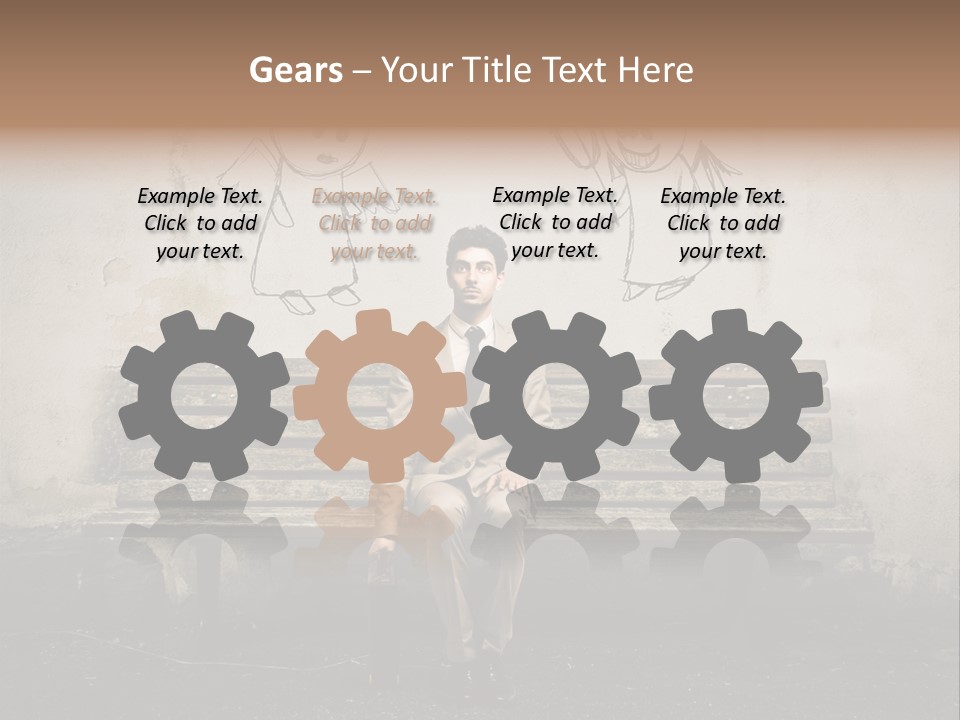 Businessman Outdoor Career PowerPoint Template