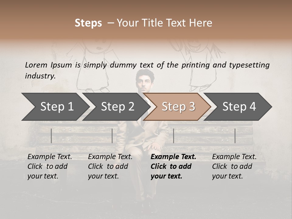 Businessman Outdoor Career PowerPoint Template