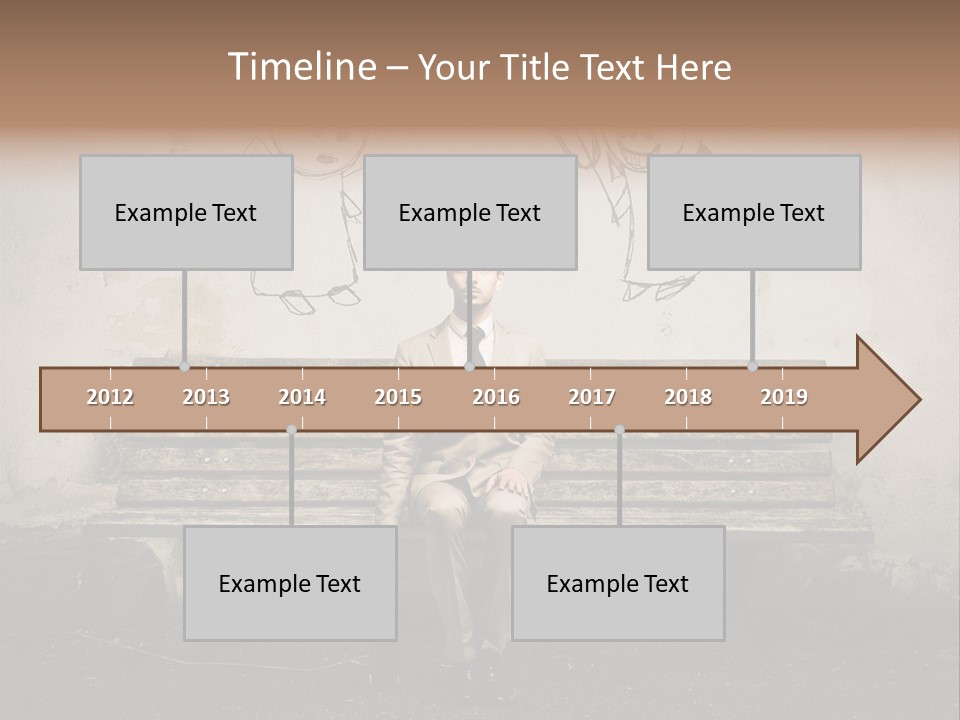 Businessman Outdoor Career PowerPoint Template