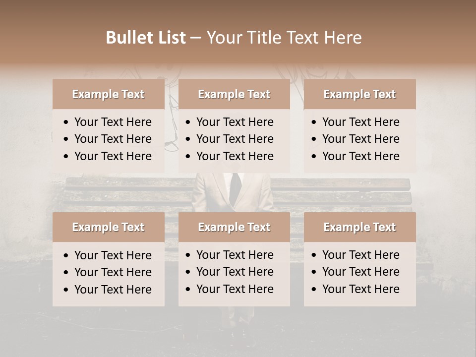 Businessman Outdoor Career PowerPoint Template