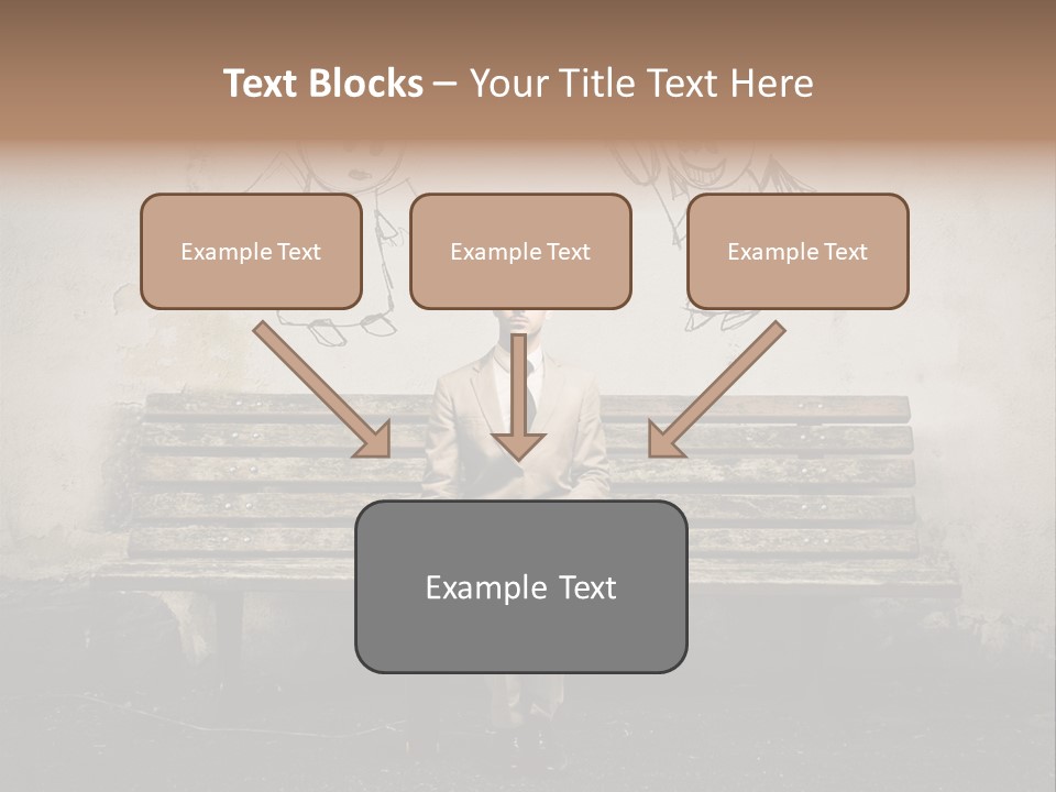 Businessman Outdoor Career PowerPoint Template