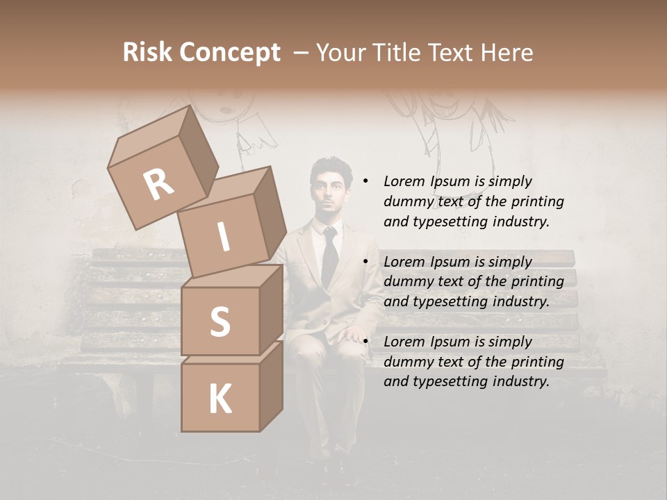 Businessman Outdoor Career PowerPoint Template