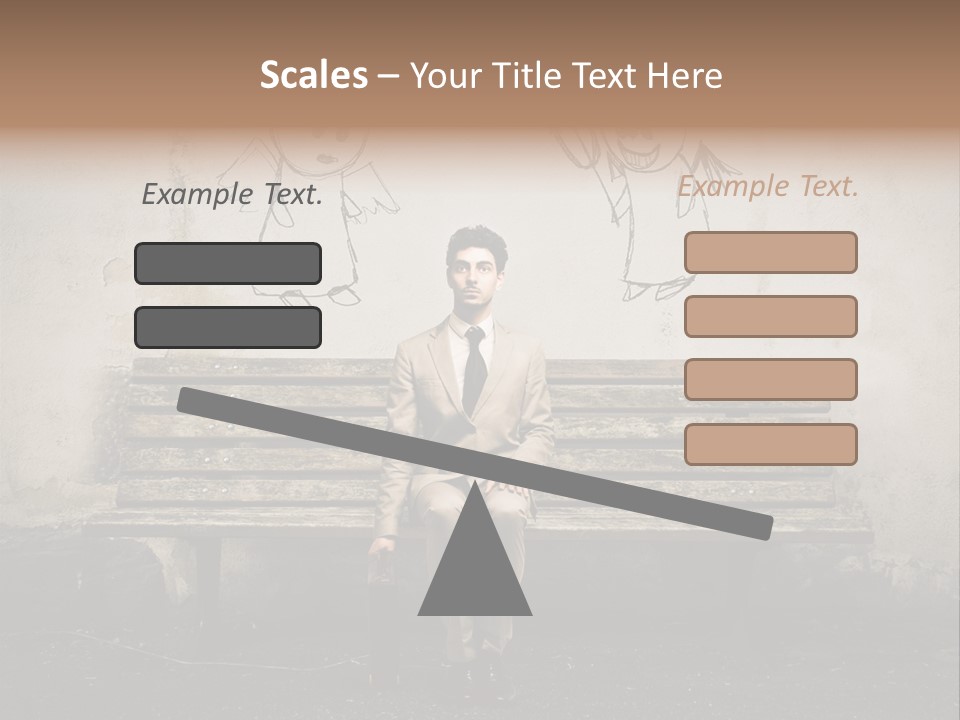 Businessman Outdoor Career PowerPoint Template