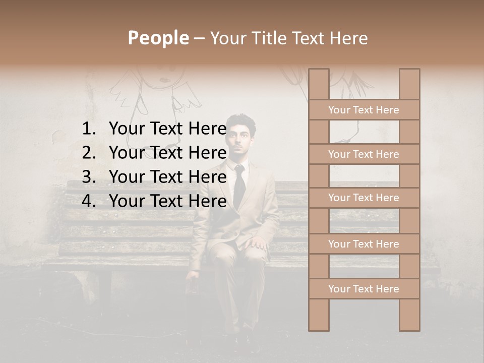 Businessman Outdoor Career PowerPoint Template