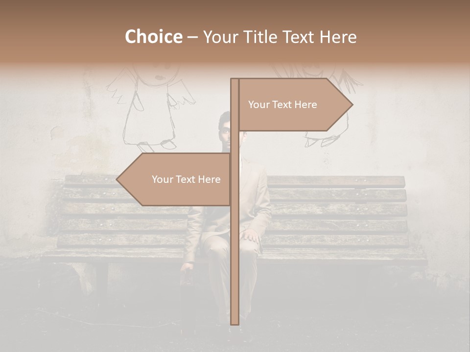 Businessman Outdoor Career PowerPoint Template