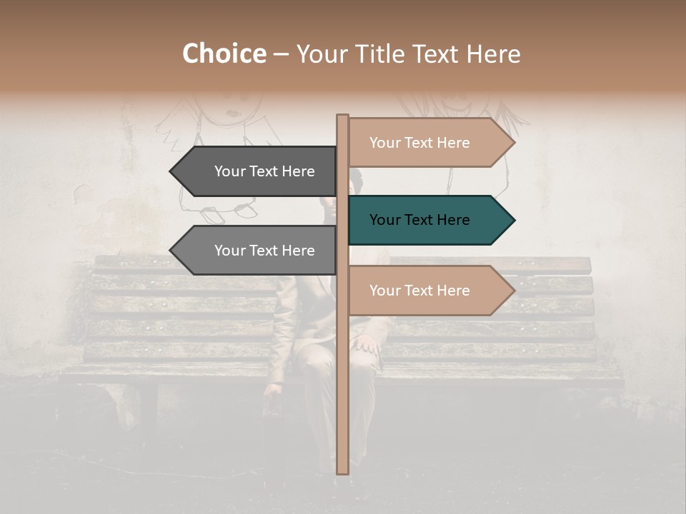 Businessman Outdoor Career PowerPoint Template