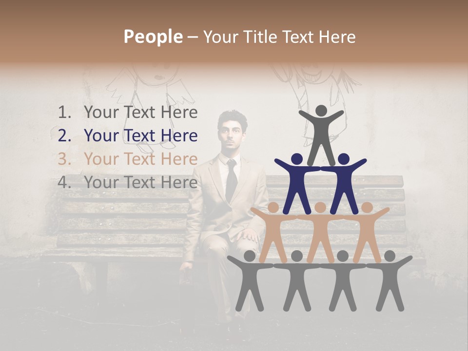 Businessman Outdoor Career PowerPoint Template