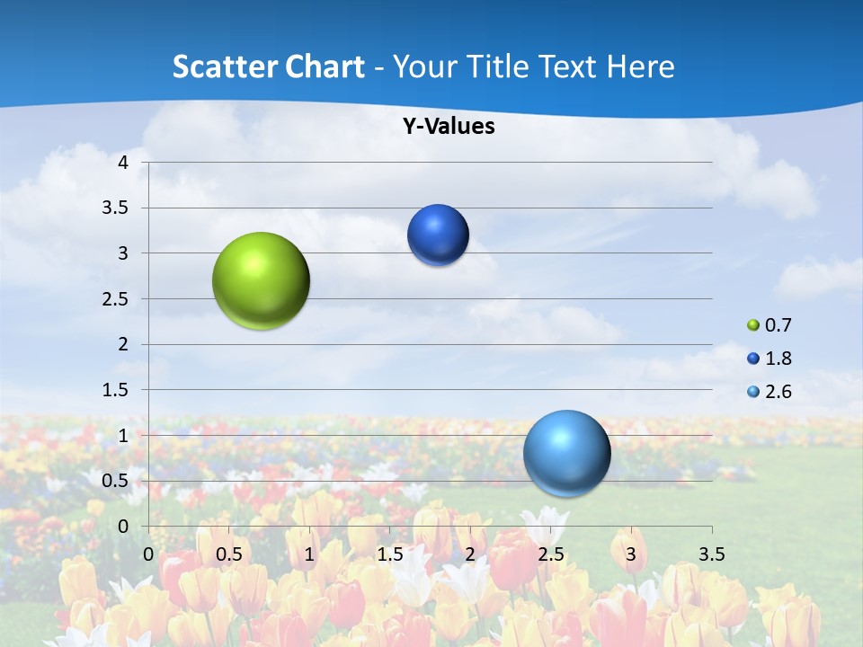 Landscape Sunshine Bloom PowerPoint Template
