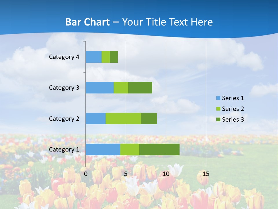 Landscape Sunshine Bloom PowerPoint Template